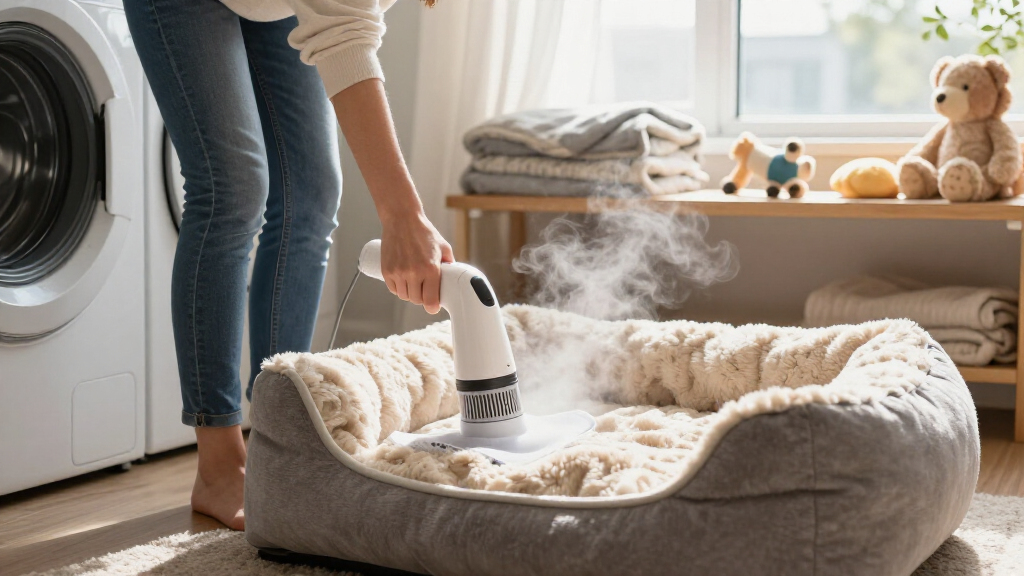 best fabric sanitizing steamer for dog bedding