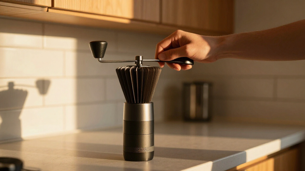 best zero retention espresso grinder with bellows