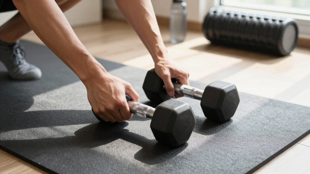 compact adjustable dumbbells