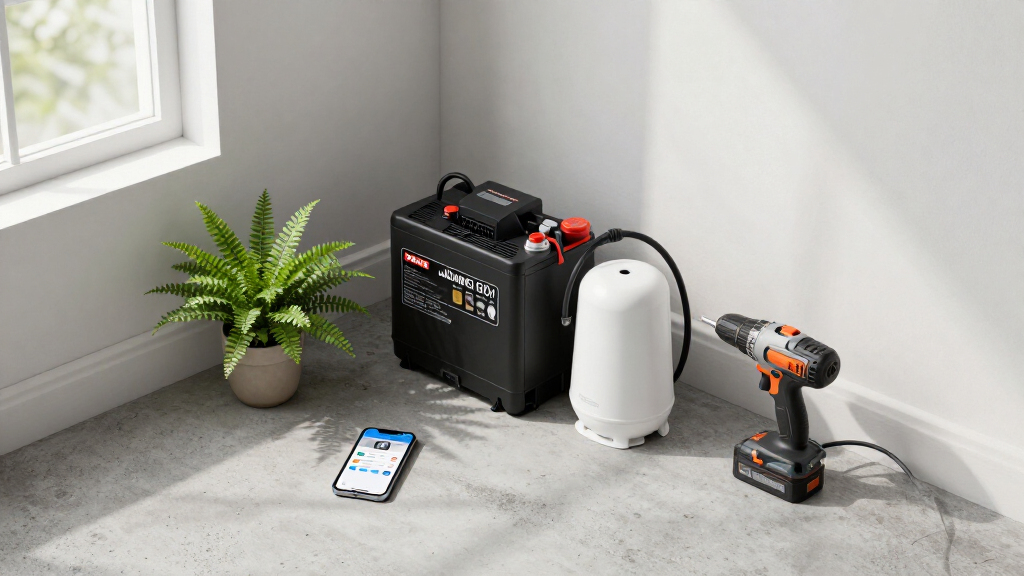 backup sump pump system battery