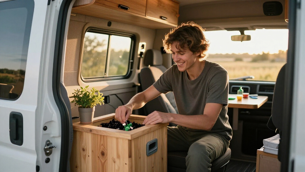 composting toilet for rv and van life