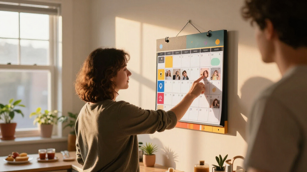 best wall mounted digital family calendar