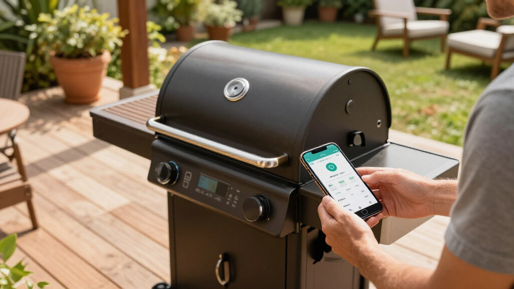 pellet grill with wifi control