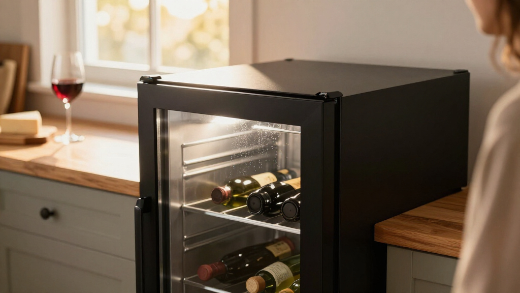 quiet compressor countertop wine fridge