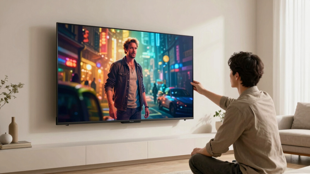 large screen 4K smart TVs