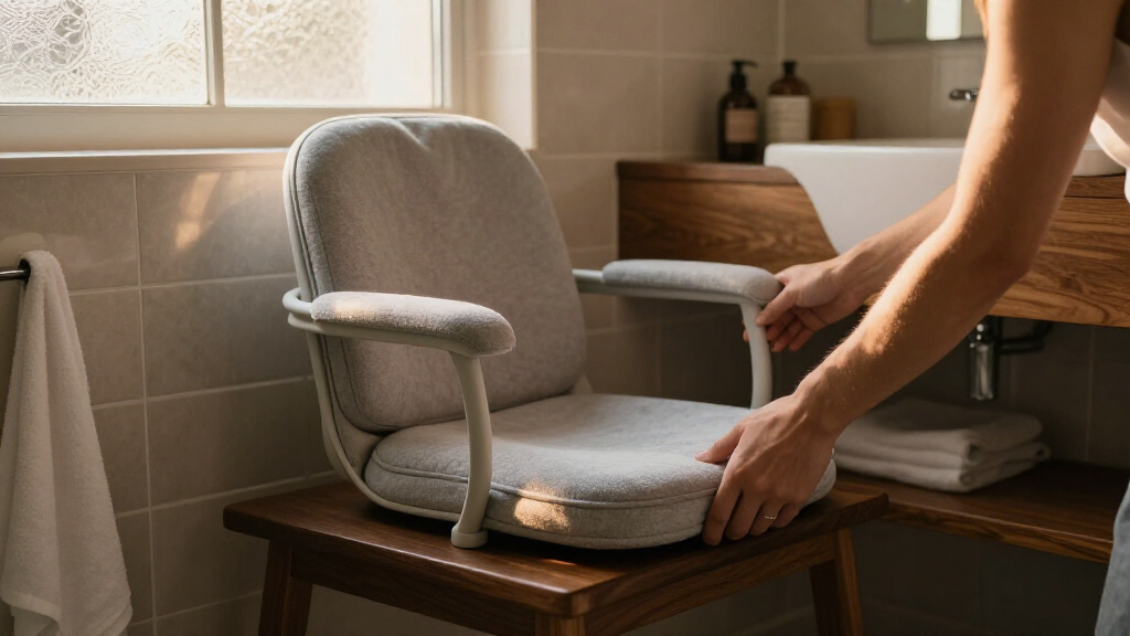 best premium shower chairs with back and arms