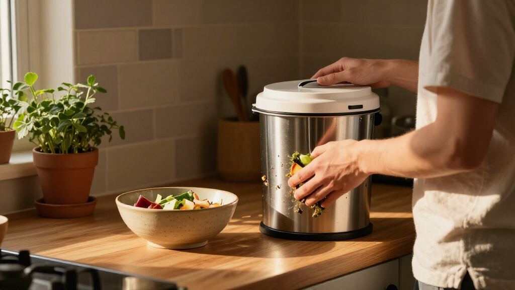 electric compost bin for kitchen