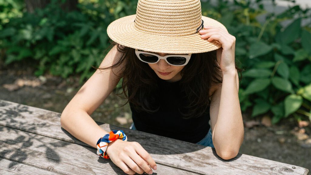 Sonnenbrillen, Hüte und Accessoires