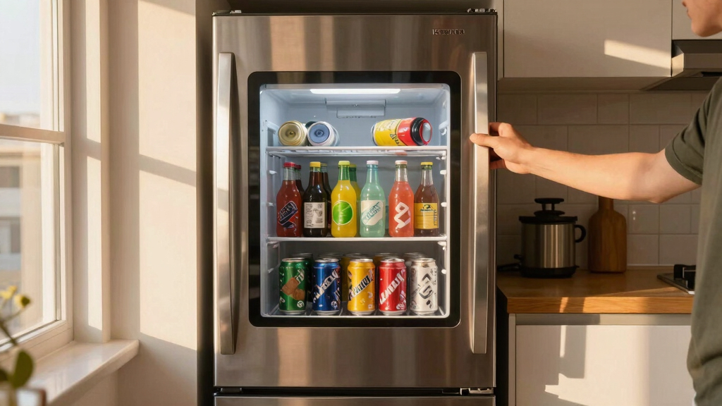 best refrigerator with beverage center