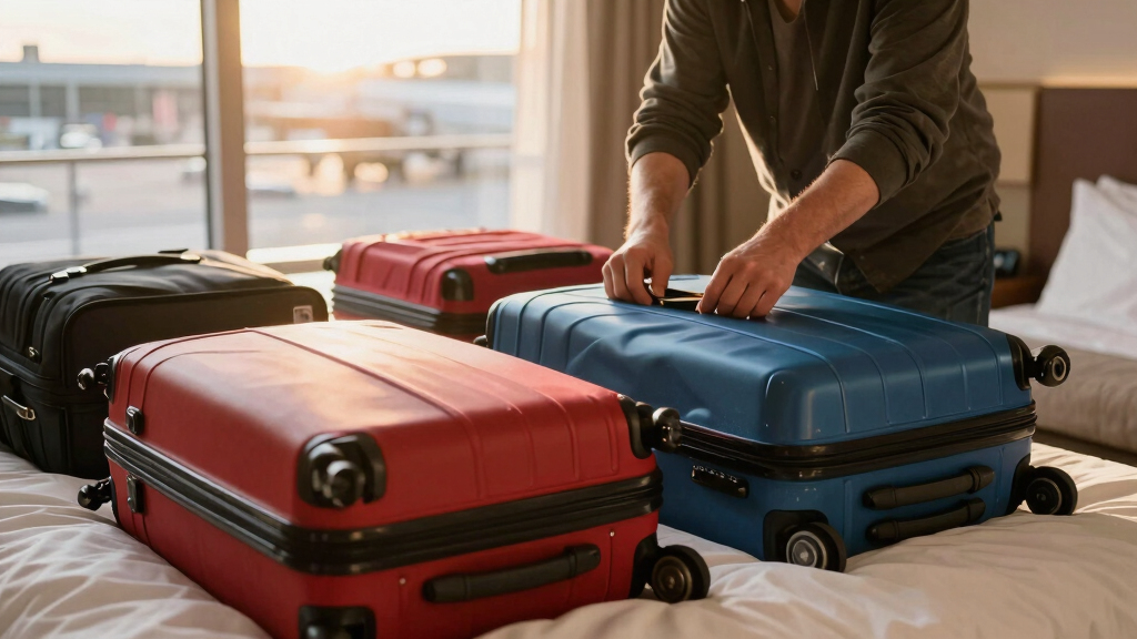 compact travel luggage sets