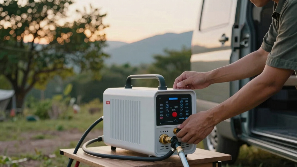 best camping water heater for off-grid camping on road trips