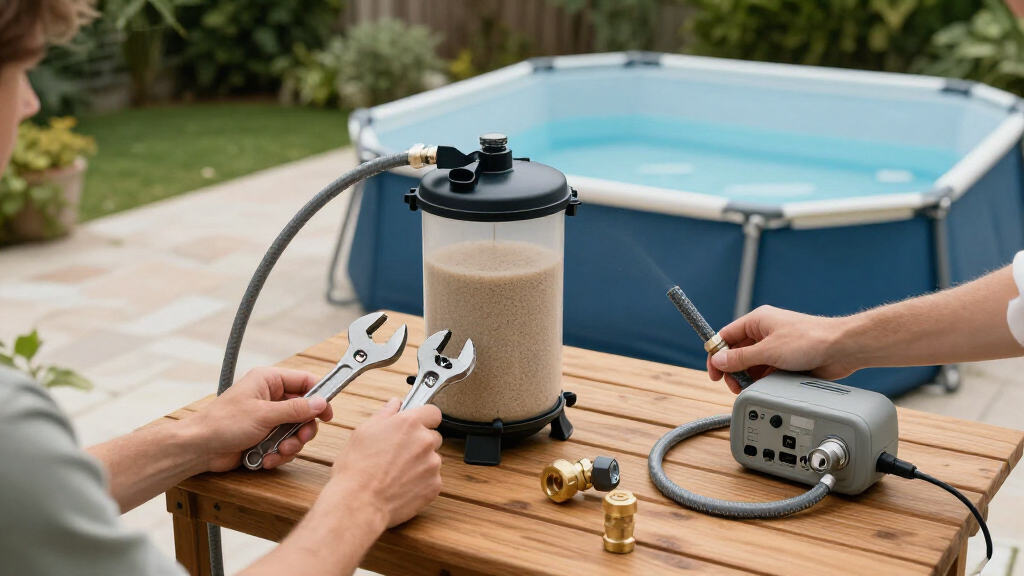 best sand filter system for above ground pool