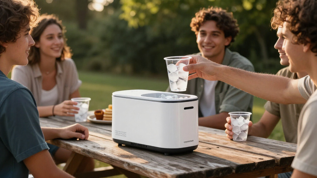 portable ice maker for off grid gatherings