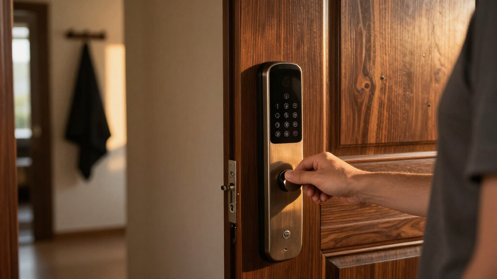 smart lock for thick doors