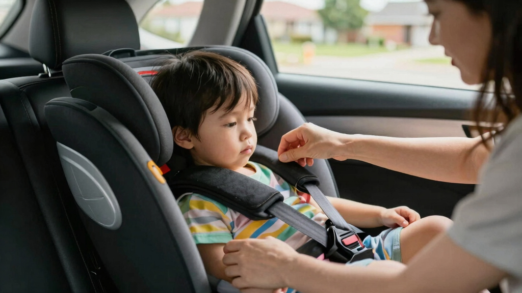 child safety seat harnesses