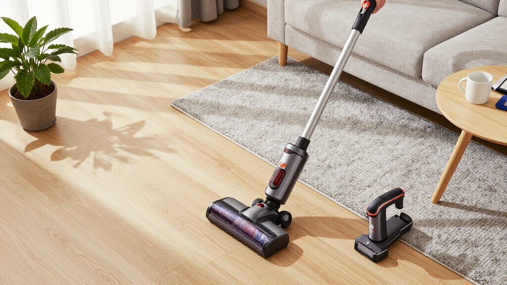cordless stick vacuum with removable battery