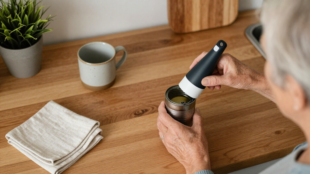electric can opener for elderly