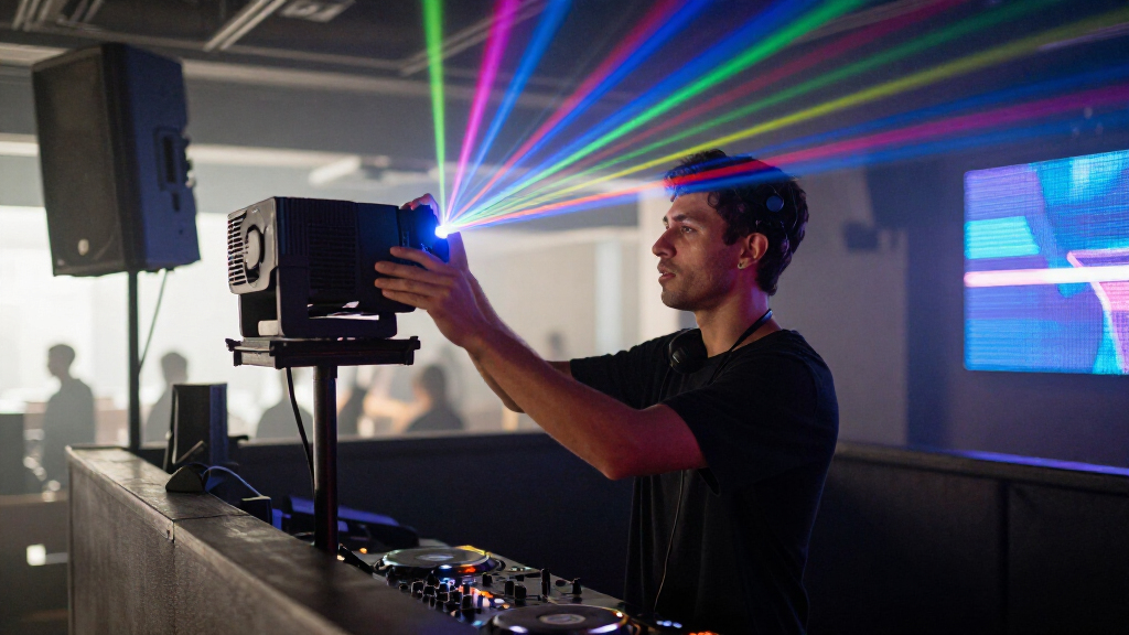 laser light projector for dj shows