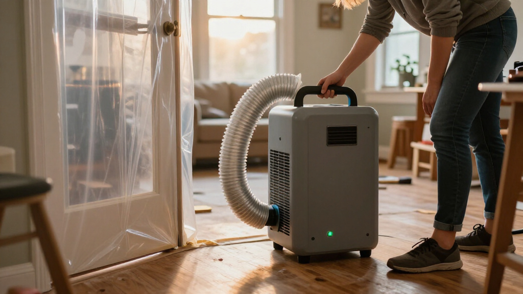 portable negative air machine