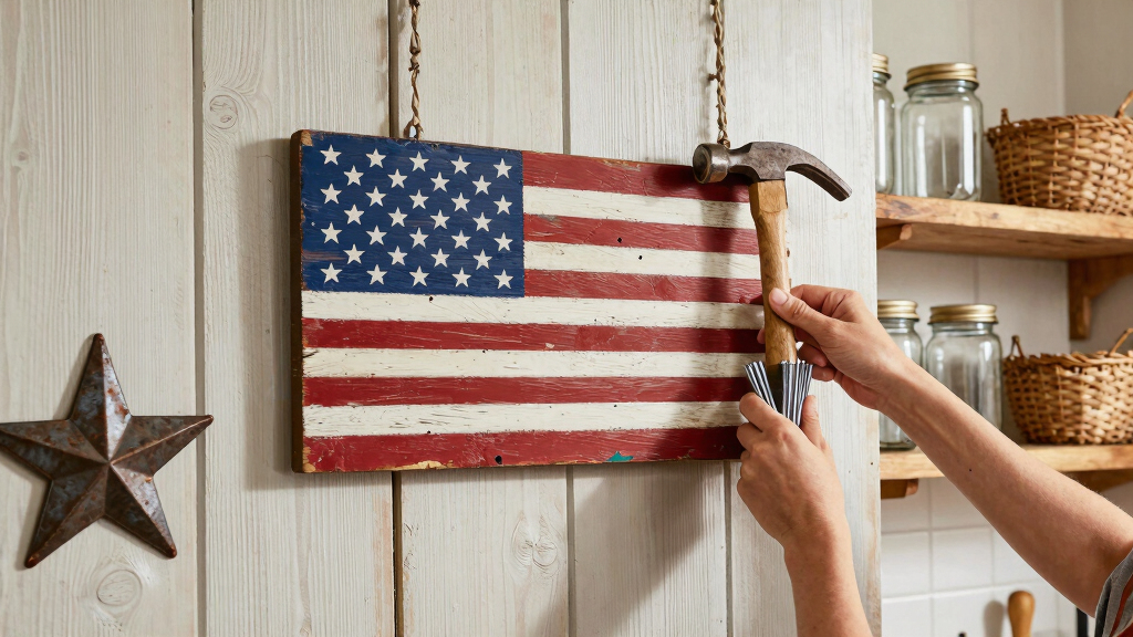 patriotic farmhouse wall art