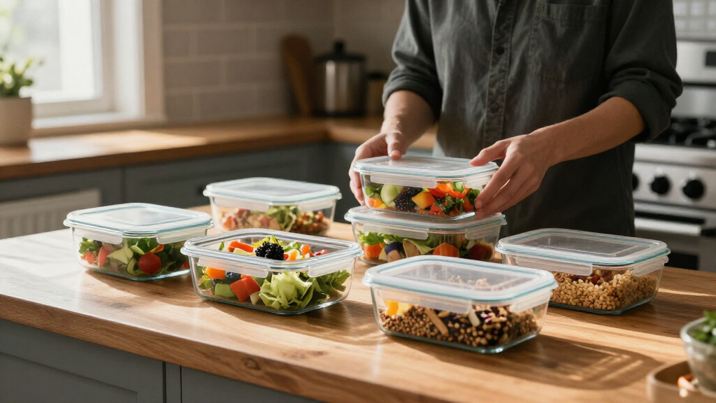 meal prep containers glass