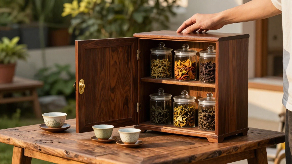 best luxury tea storage cabinet