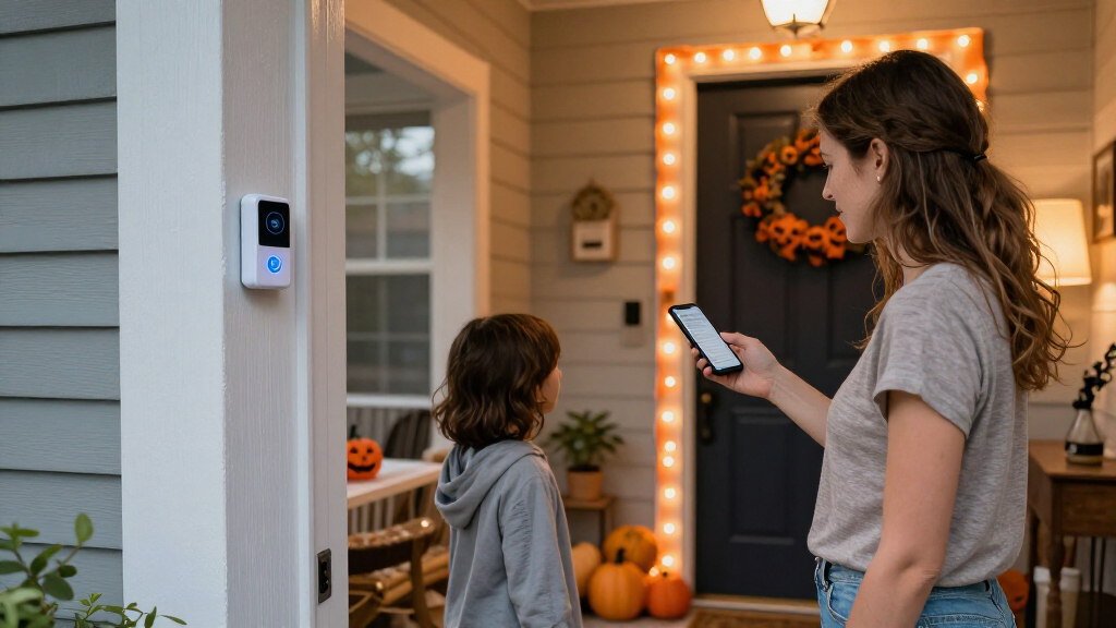 smart Halloween doorbell chimes