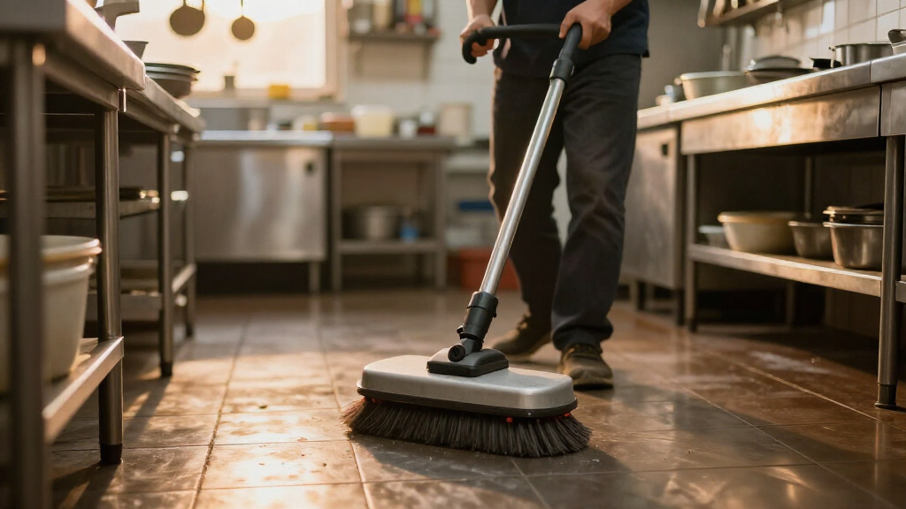 best floor scrubber for commercial kitchen
