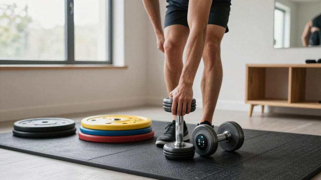 best adjustable dumbbells that replace a rack amazon