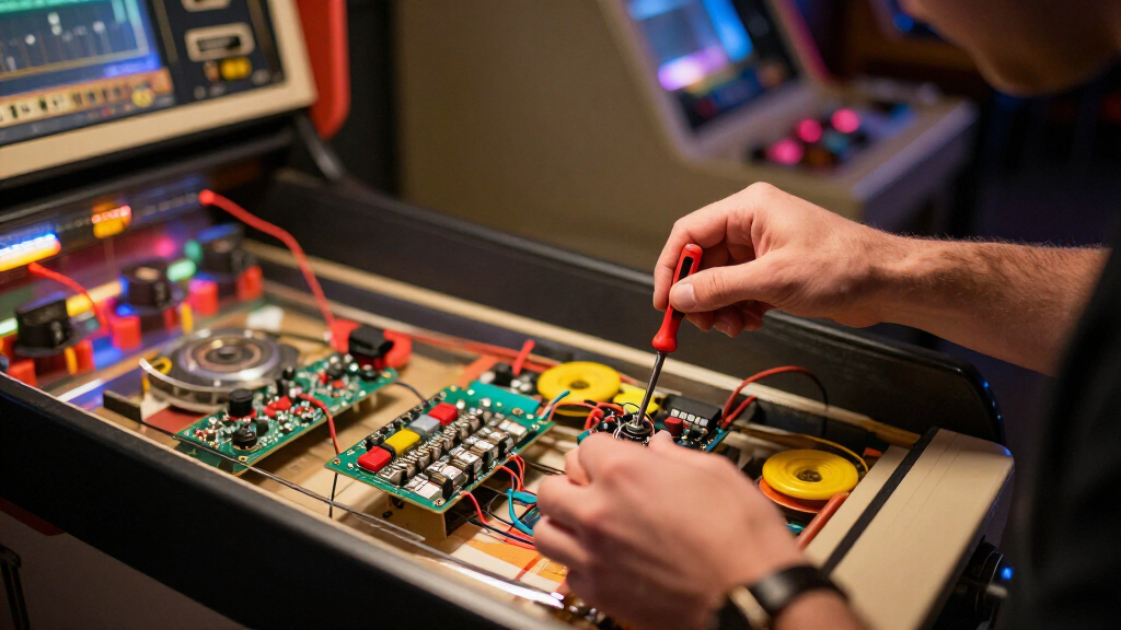 pinball score display repair