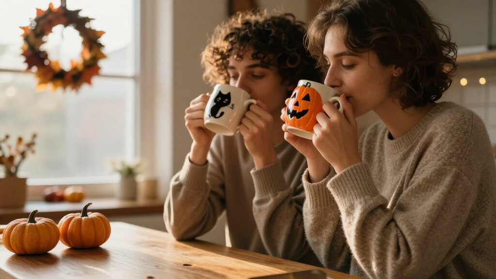 couples Halloween mugs