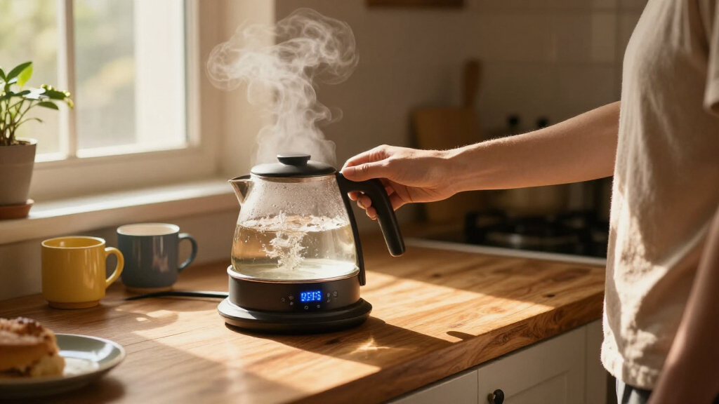 electric kettle with temperature control