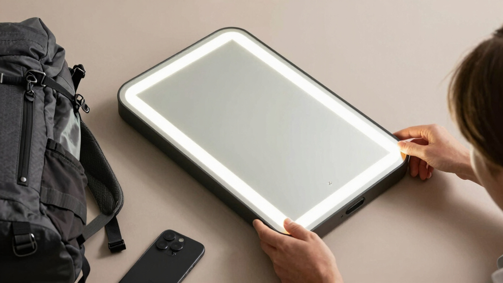 13 Best Travel Mirror Lights for Perfectly Lit Makeup On the Go