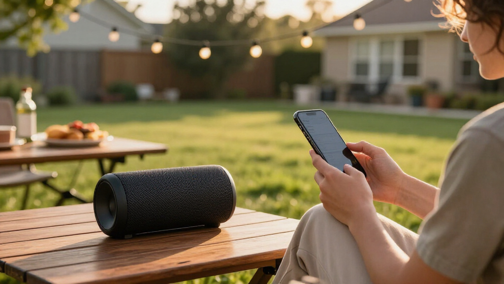 smart outdoor tailgating speakers