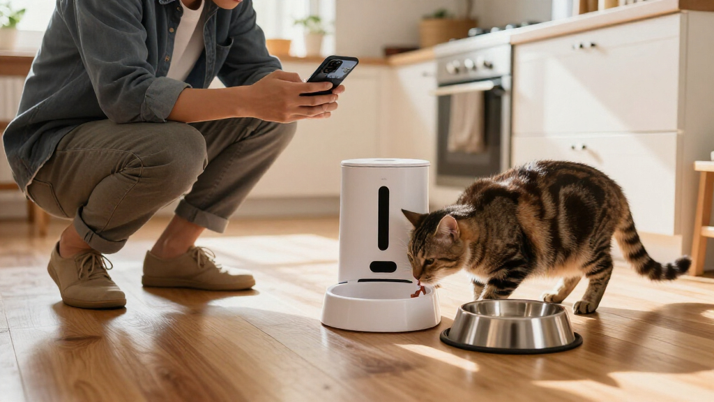 automatic pet feeders with cameras