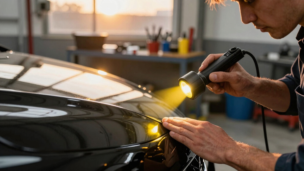 led inspection light for paint correction