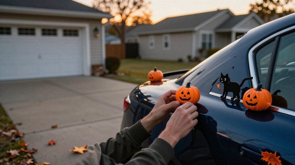 car Halloween decorations