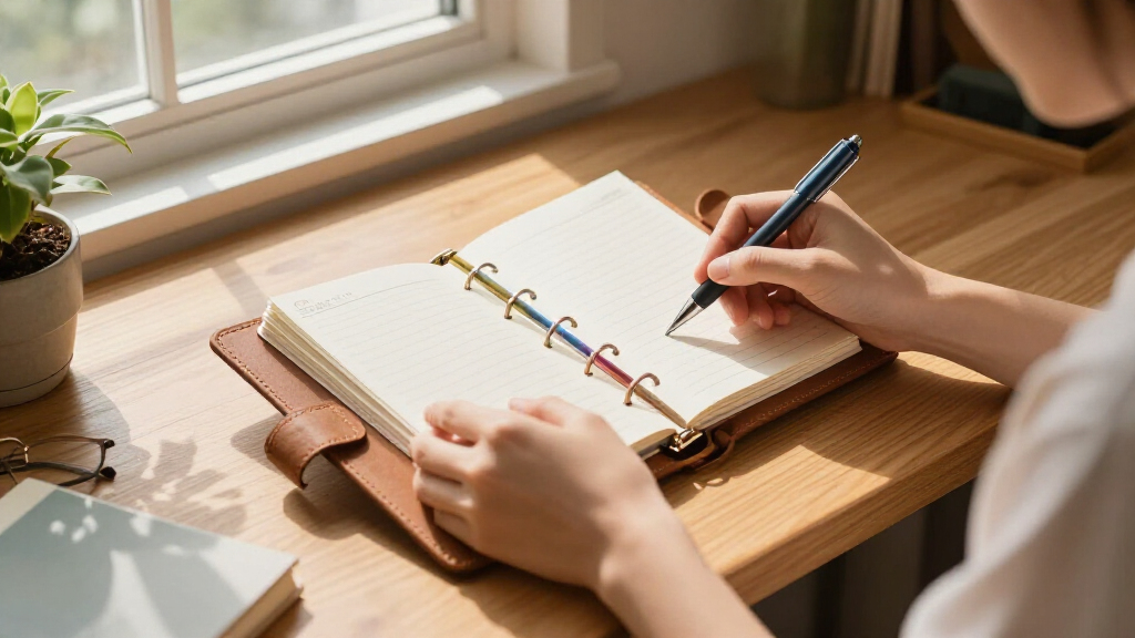refillable dream journal binder