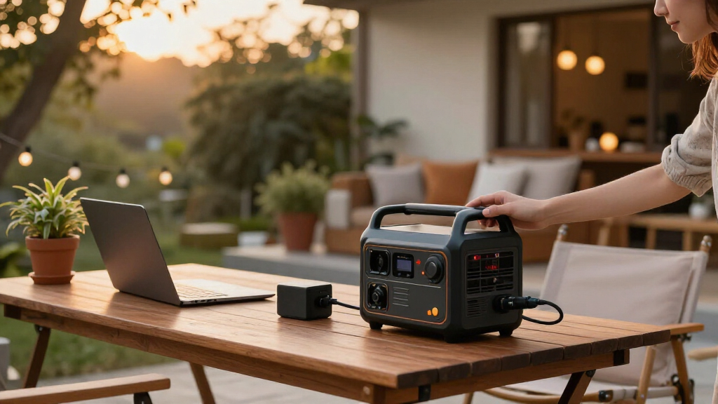 portable inverter generator for sensitive electronics