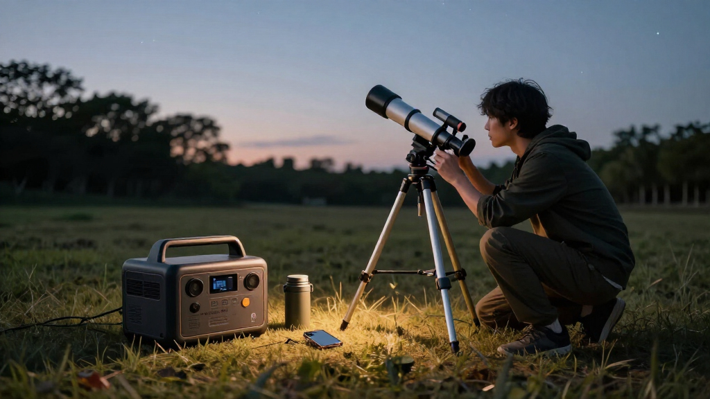 500wh portable power station for telescope mounts