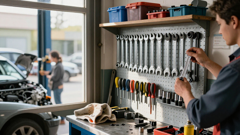 automotive garage tool storage
