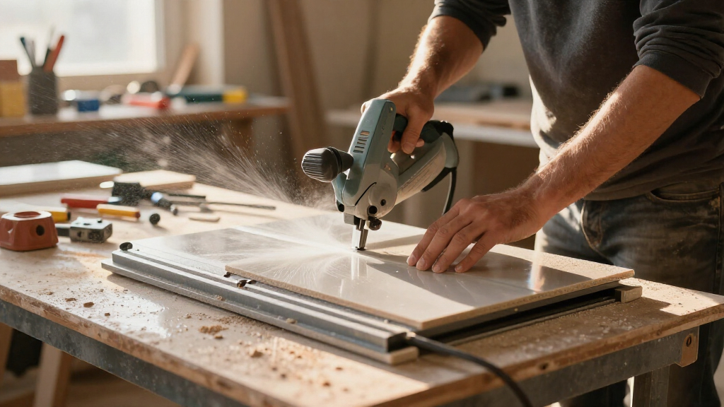 best wet dry tile saw sliding table