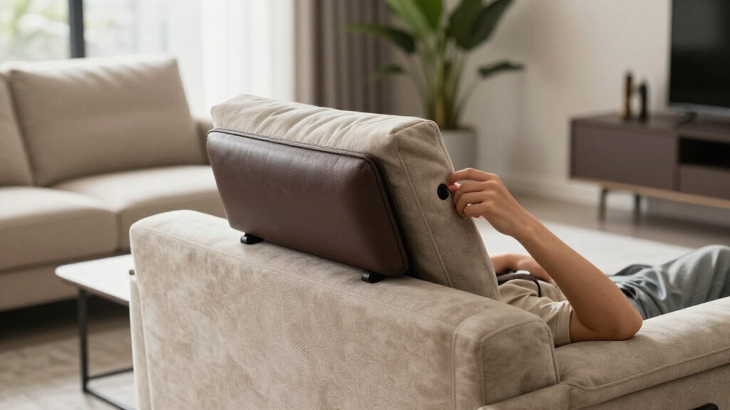 reclining sofas with power headrests