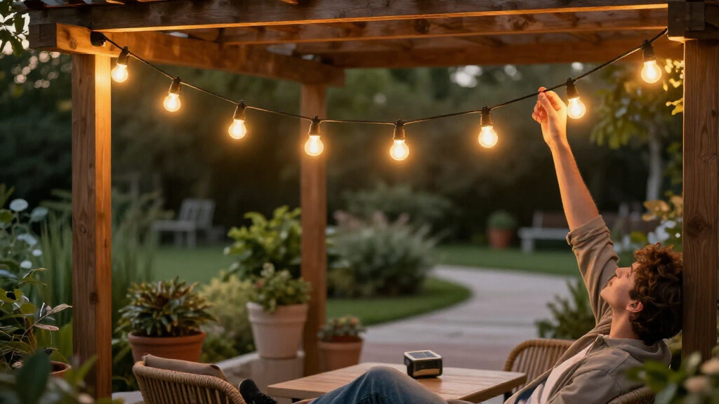 garden lighting for outdoor patios