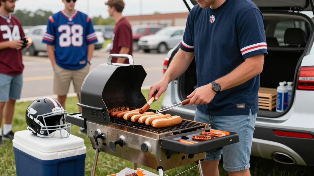 NFL tailgating portable grills