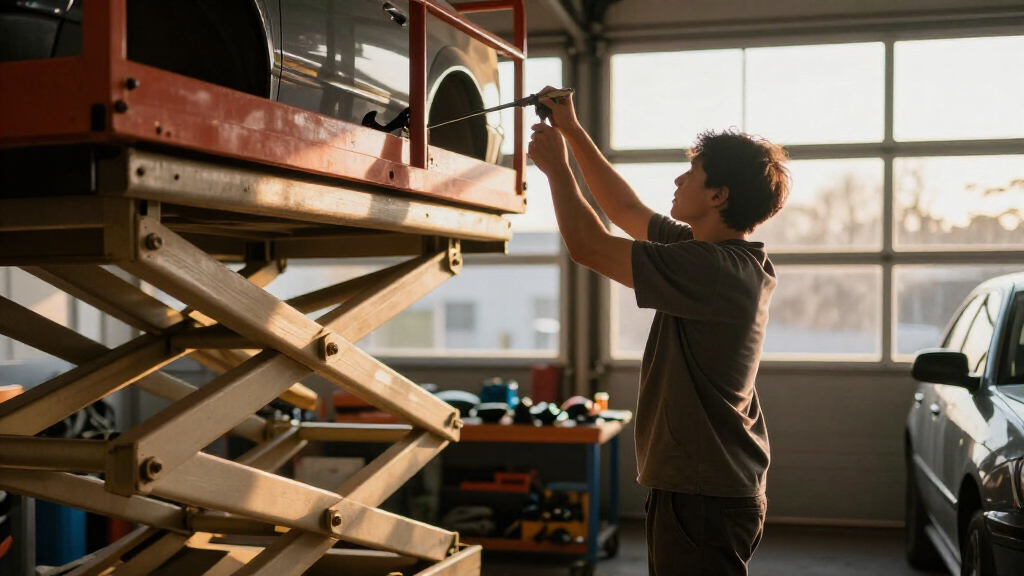 mid rise scissor lift for garage