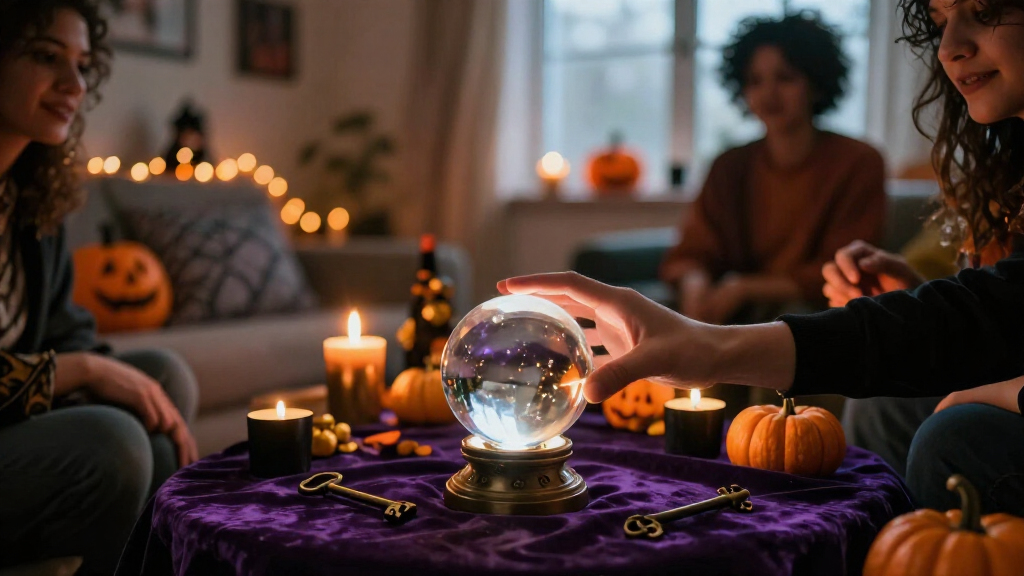 Halloween fortune telling party games