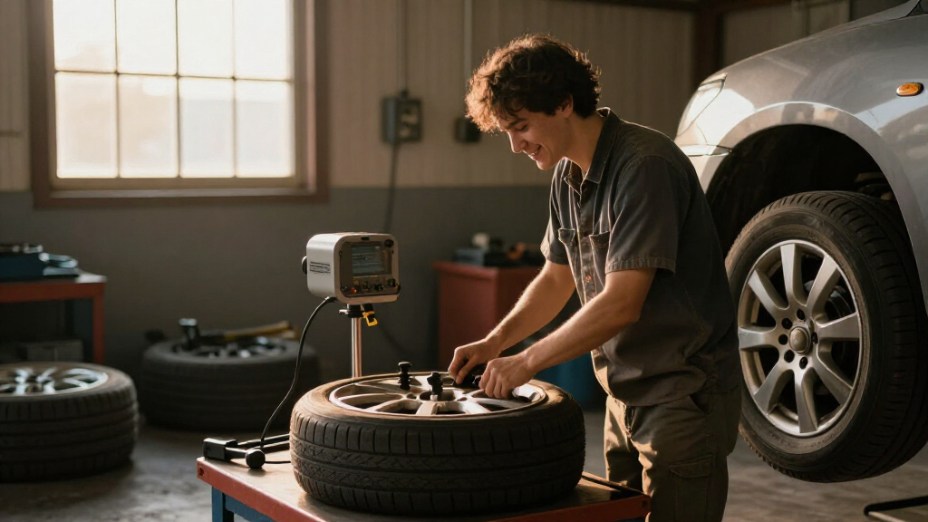 portable wheel balancer for cars