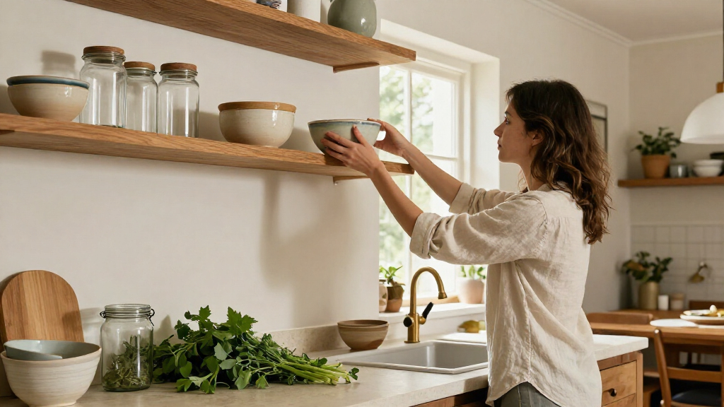 best open kitchen shelving
