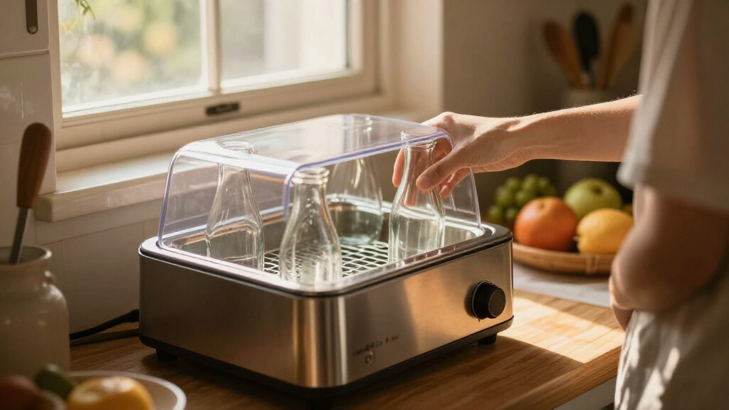 7 Best Countertop Bottle Sterilizers for Small Kitchens in 2026
